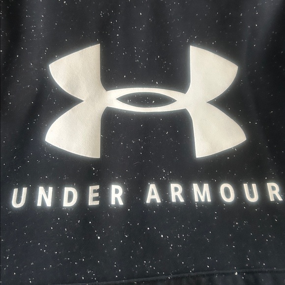 Under Armour Black Hoodie with White Logo - Picture 3 of 4